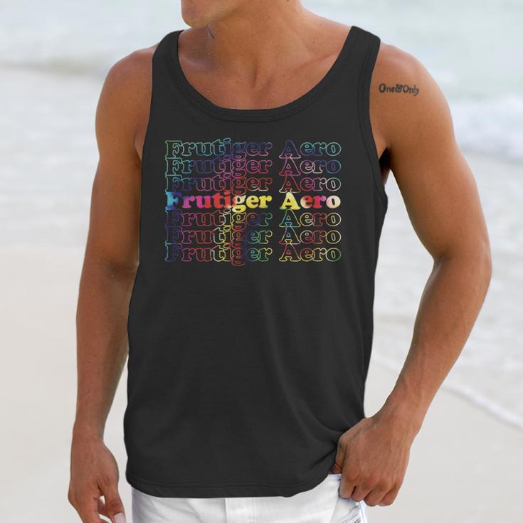 Frutiger Aero Graphic Er Tie Dye Unisex Tank Top