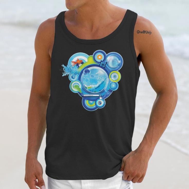 Frutiger Aero Metro Abstract Maximalism 2000s Nostalgia Unisex Tank Top