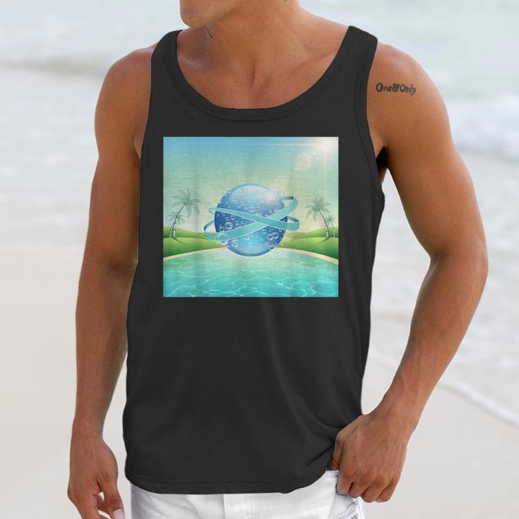 Frutiger Aero Y2k Aesthetic Palm Trees Cyber Beach World Unisex Tank Top Frutiger Aero Y2k Aesthetic Palm Trees Cyber Beach World Unisex Tank Top
