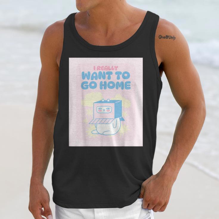 Fun Cute Introvert Cat Character Quote Men Women Unisex Tank Top Fun Cute Introvert Cat Character Quote Men Women Unisex Tank Top