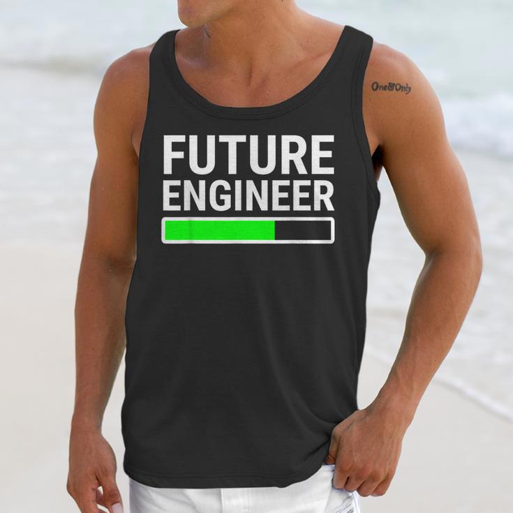 Future Engineer Loading Bar Cool Graduation Unisex Tank Top