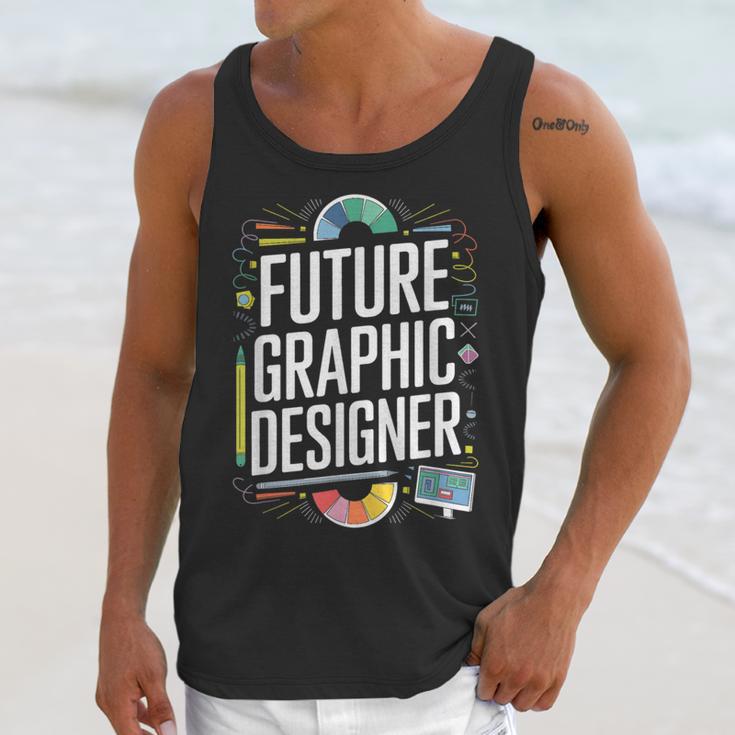 Future Graphic Er Graduation School Toddler Women Men Unisex Tank Top