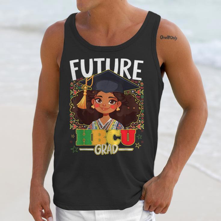Future HBCU Grad Afro Girl College Graduation Kids Unisex Tank Top