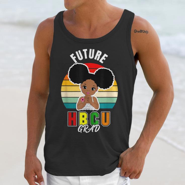 Future HBCU Grad Graduate Afro Girl College Graduation Unisex Tank Top