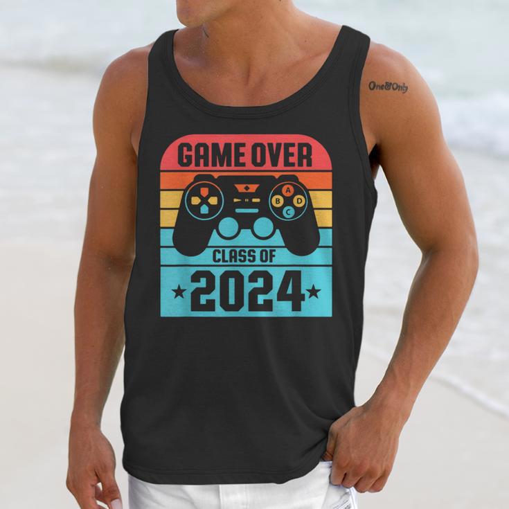 Game Over Class Of 2024 Shirt Students Graduation Unisex Tank Top