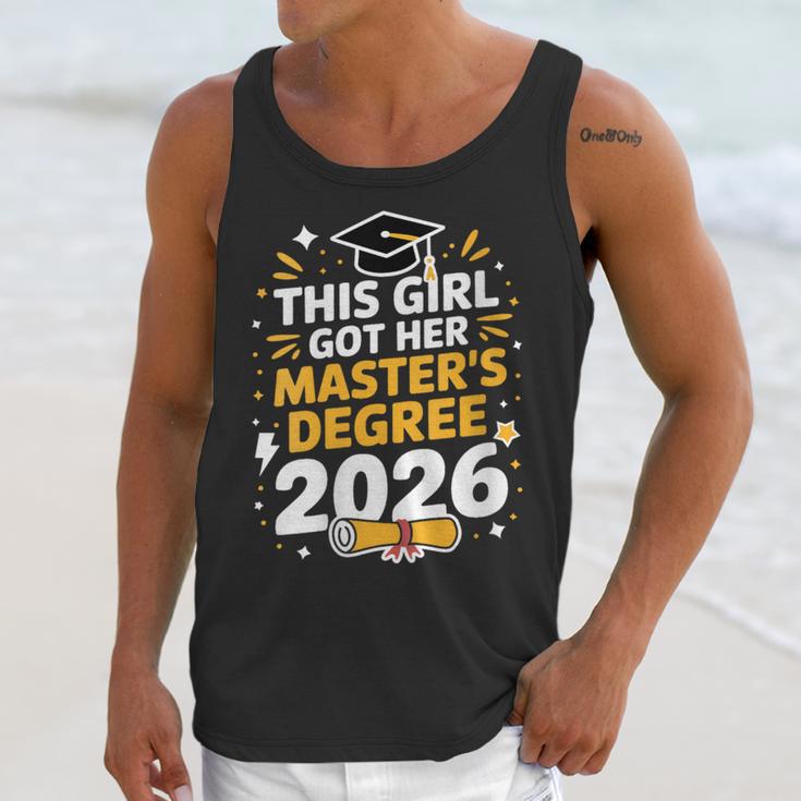 This Girl Got Her Masters Degree Graduation Mastered It 2026 Unisex Tank Top