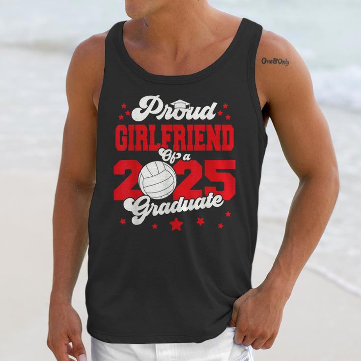 Girlfriend Of a 2025 Graduate Prom Graduation 25 VolleyBall Unisex Tank Top