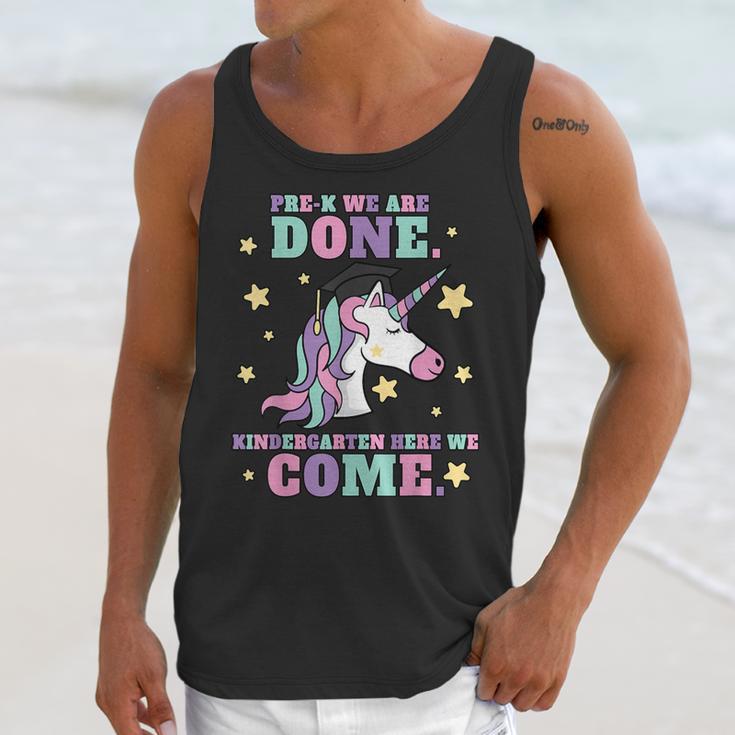 Girls Pre-K Graduation Magical Unicorn Unisex Tank Top