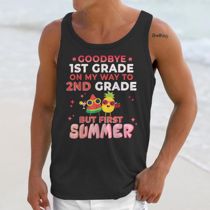 Goodbye 1st Grade Graduation To 2nd Grade Hello Summer Unisex Tank Top