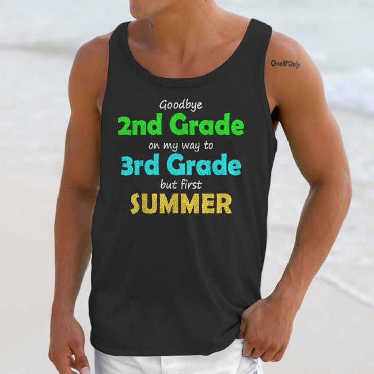 Goodbye 2nd Grade On My Way To 3th Grade 2022 Graduation Unisex Tank Top
