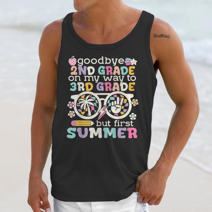 Goodbye 2nd Grade Graduation To 3rd Grade But First Summer Unisex Tank Top