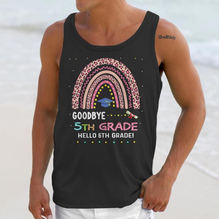 Goodbye 5TH Grade Graduation 2024 Hello 6TH Grade Rainbow Unisex Tank Top