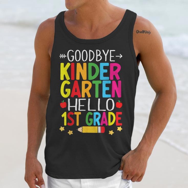 Goodbye Kinder Garten Hello 1st Grade Graduation 2024 Unisex Tank Top