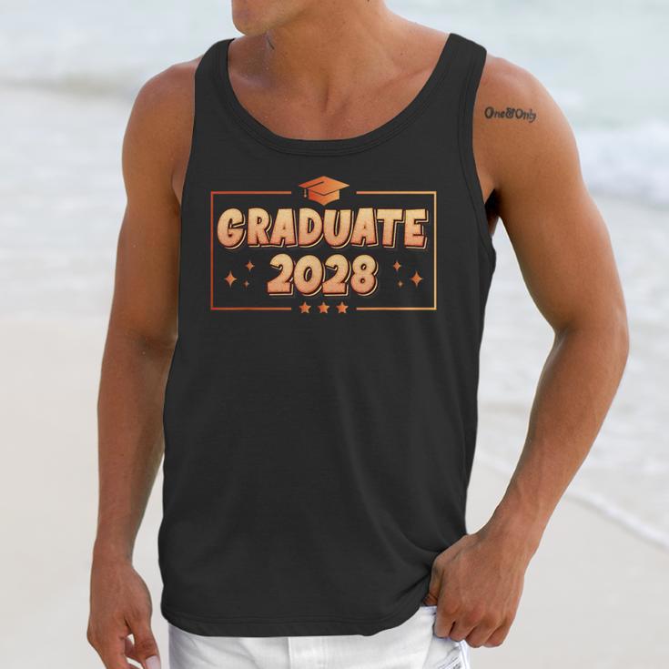 Graduate 2028 Class Of 2028 Senior Graduation Unisex Tank Top