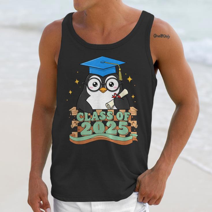 Graduate Penguin Class Of 2025 Kids Graduation Unisex Tank Top