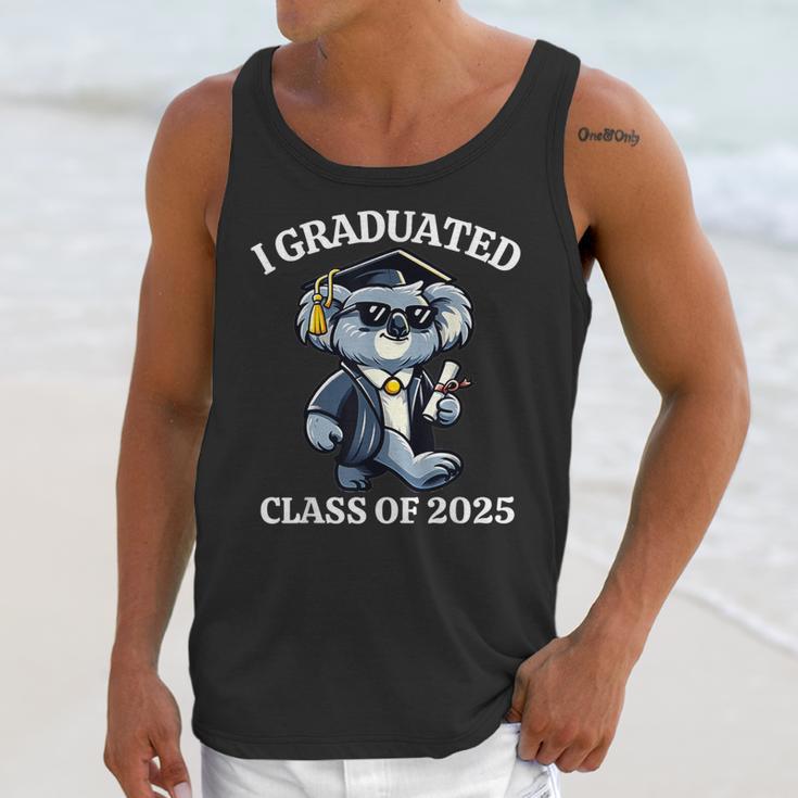 I Graduated Graduate Class Of 2025 Koala Graduation Unisex Tank Top