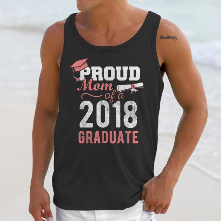 Graduation 2018 Tshirt Proud Mom Of A 2018 Graduate T-Shirt Unisex Tank Top