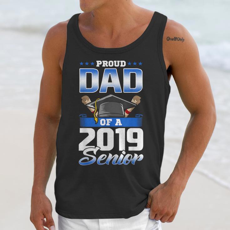 Graduation 2019 TShirt Proud Dad Of Senior Unisex Tank Top