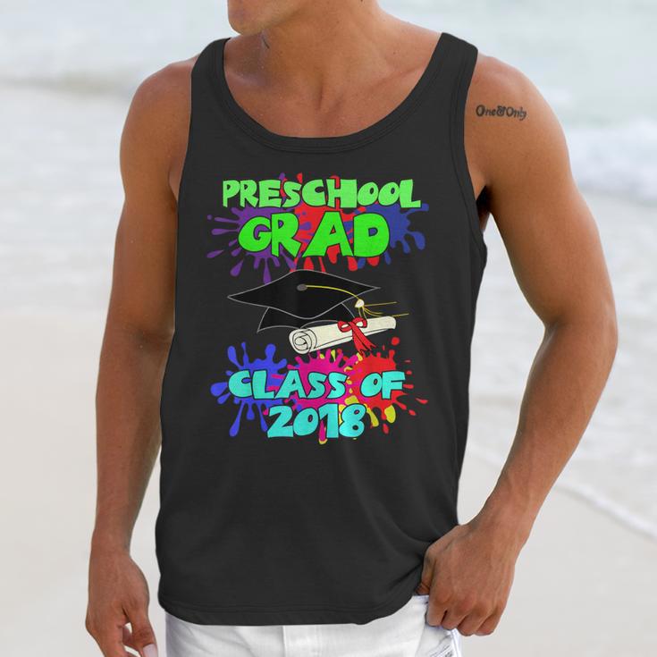 Graduation Class 2018 Cap Gown Shirt Preschool Graduate Unisex Tank Top
