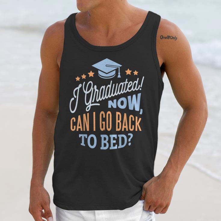 GRADUATION CLASS 2019 Now Back To Bed Senior Graduate Unisex Tank Top