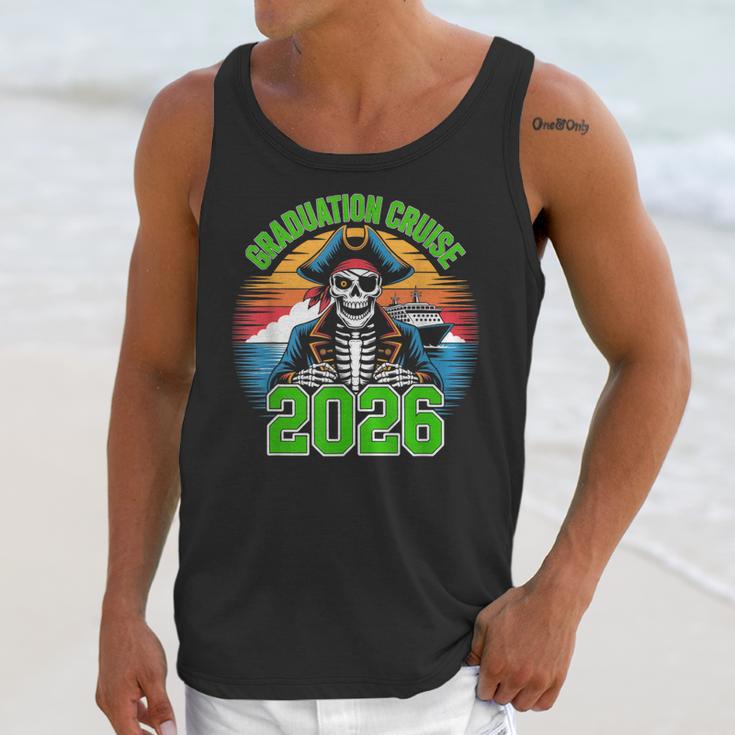 Graduation Cruise 2026 Group Pirate Matching Voyage Unisex Tank Top