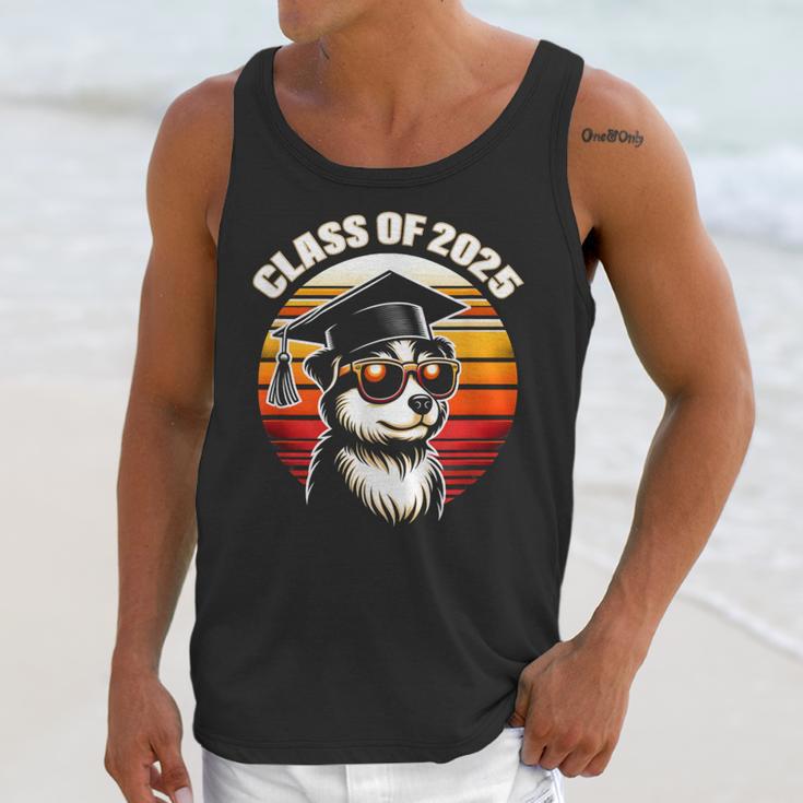 Graduation Day 2025 Graduate Class School Degree College Dog Unisex Tank Top