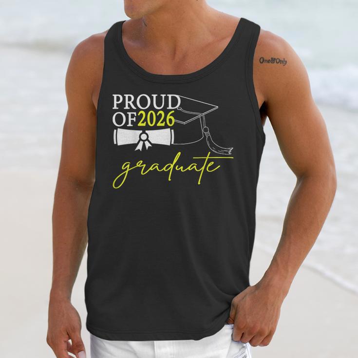 Graduation Decorations 2026 Proud Of 2026 Graduate Occaion Unisex Tank Top