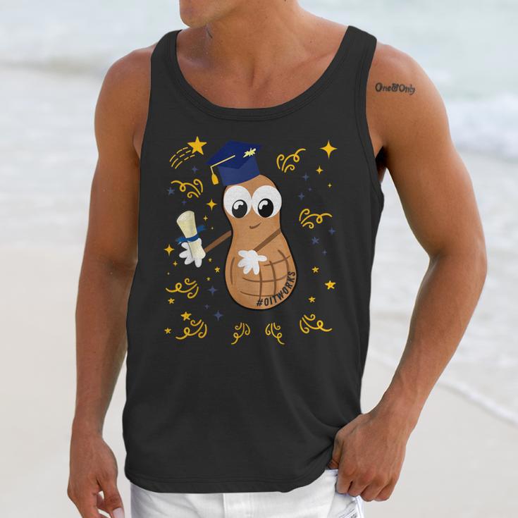 Graduation Flossing Peanut OIT Unisex Tank Top