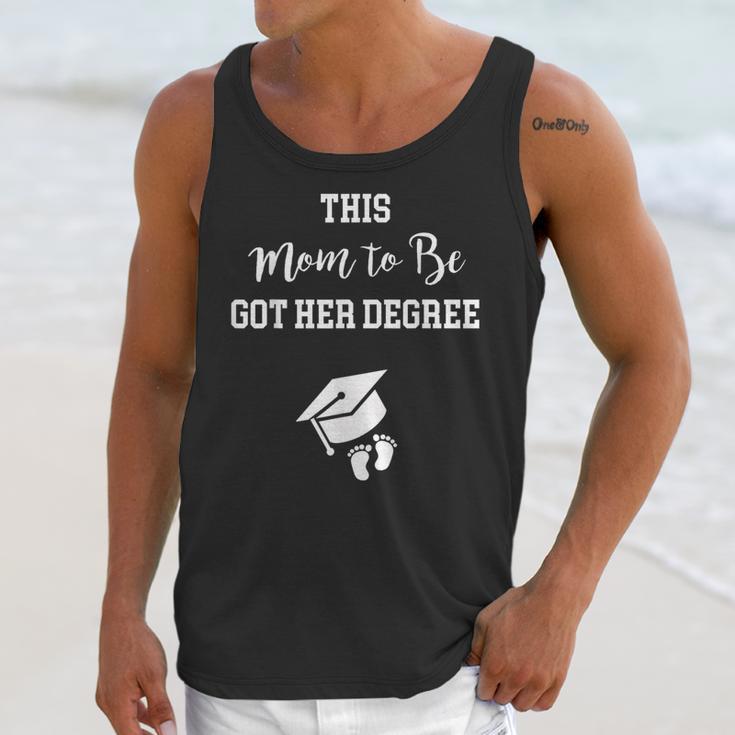 Graduation Pregnancy Announcement Shirt For Expectant Women Unisex Tank Top