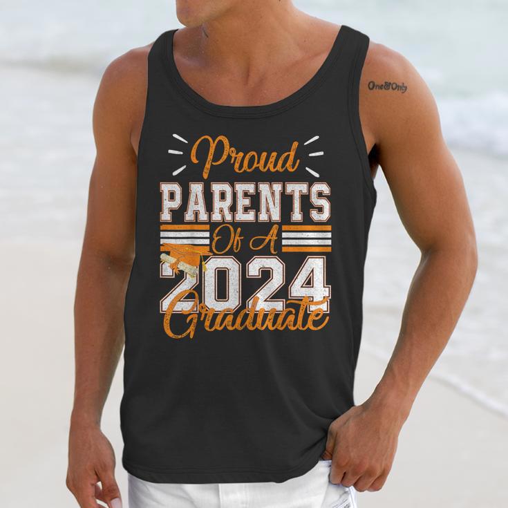 Graduation Proud Parents Of a 2024 Graduate For Mom And Dad Unisex Tank Top
