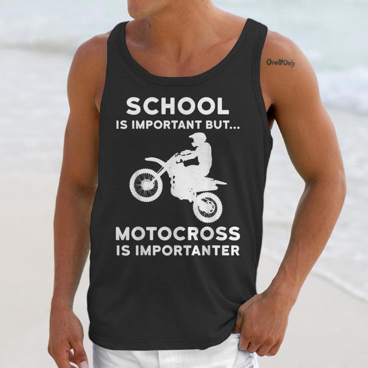 Graduation Shirt For Dirtbike Motocross Riders Unisex Tank Top