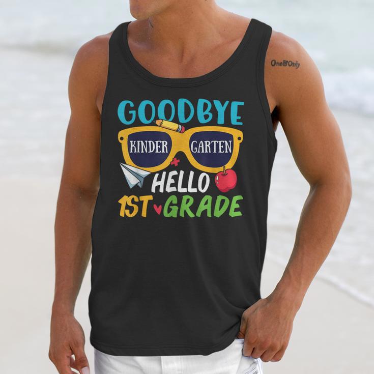 Graduation Shirt Goodbye Kindergarten Hello 1st Grade School Unisex Tank Top