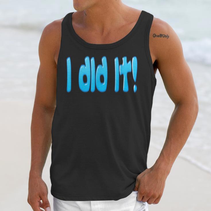 I Did It Graduation Shirt For Graduates And Proud Parents Unisex Tank Top