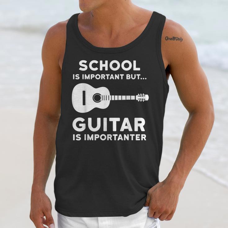 Graduation Shirt For Guitar Players & Band Member Unisex Tank Top