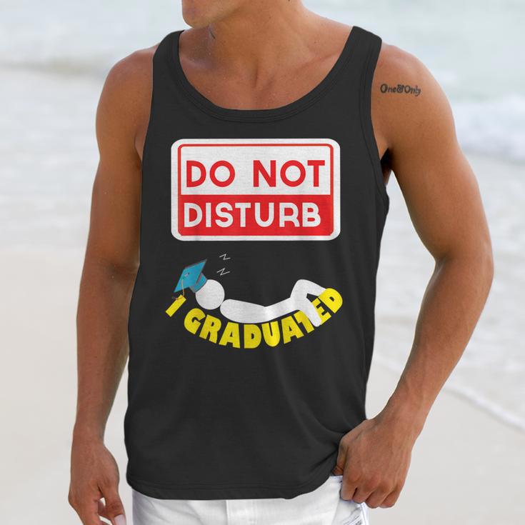 Graduation Shirt High School And College Sleepy Graduates Unisex Tank Top
