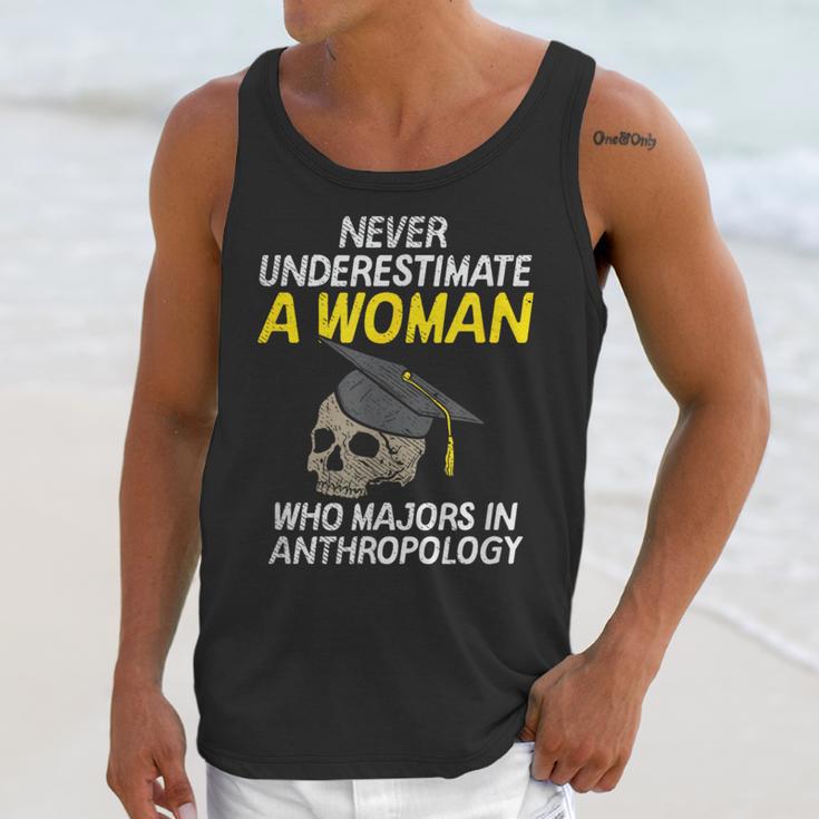Graduation Student Who Majors In Anthropology Unisex Tank Top