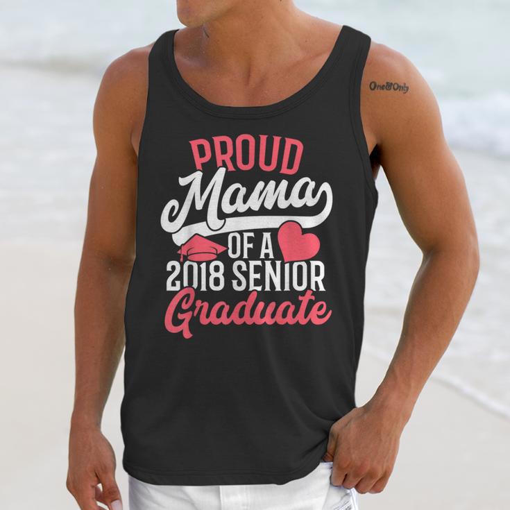 GraduationShirt For Mom Proud Mama Of 2018 Senior Tee Unisex Tank Top