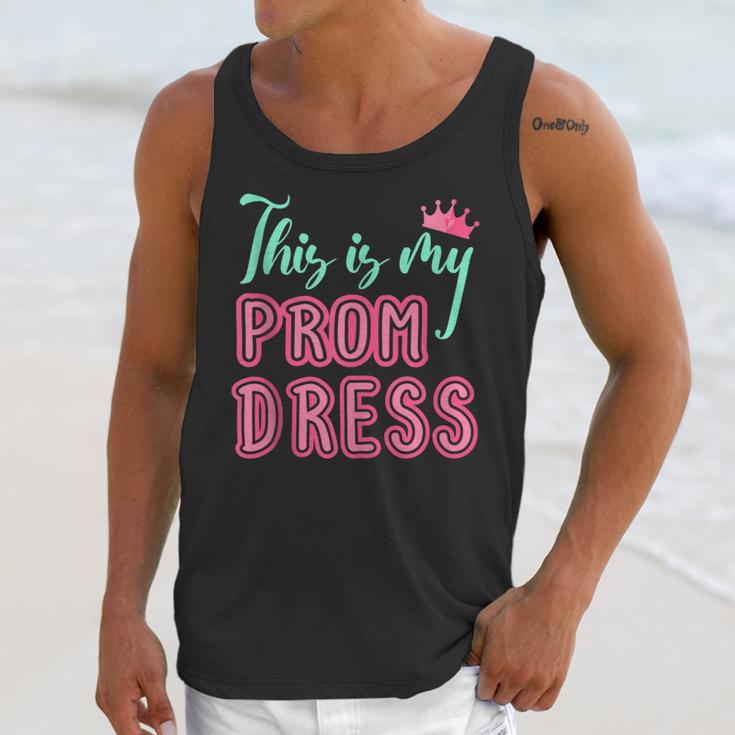 Graduation Tee This Is My Prom Dress 2021 Graduate Unisex Tank Top