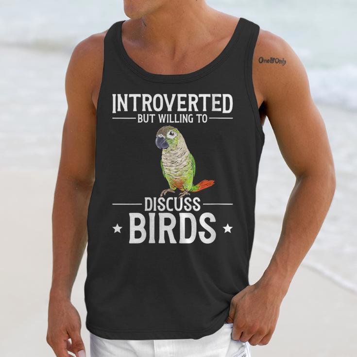 Green Cheek Conure Introvert Parrot Bird Conure Unisex Tank Top Green Cheek Conure Introvert Parrot Bird Conure Unisex Tank Top