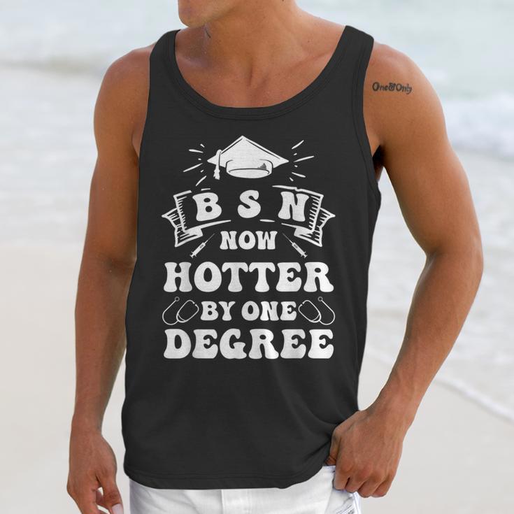 Groovy Nurse BSN Now Hotter By One Degree Graduation BSN RN Unisex Tank Top