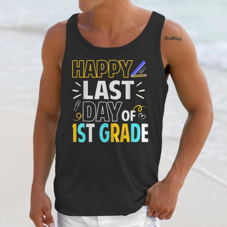 Happy Last Day Of 1st Grade Shirt Cutie Graduation Unisex Tank Top