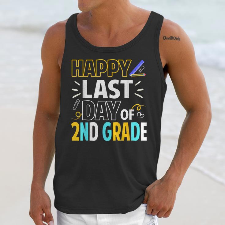 Happy Last Day Of 2nd Grade Shirt Cutie Graduation Unisex Tank Top