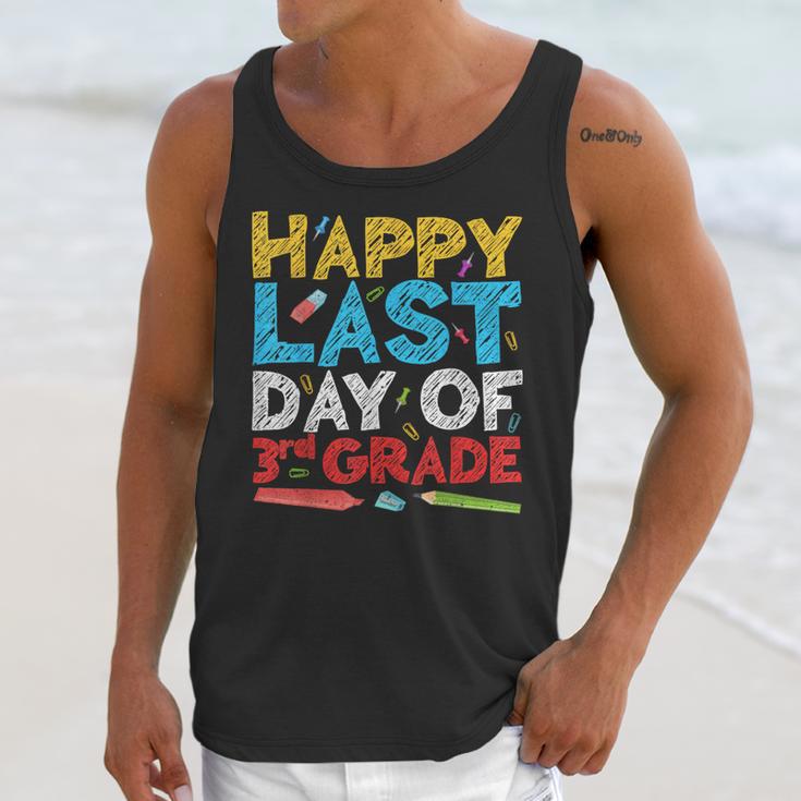 Happy Last Day Of 3rd Grade Shirt Third Grade Graduation Unisex Tank Top