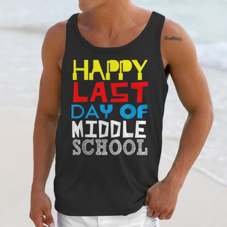 Happy Last Day Of Middle School Graduation Unisex Tank Top