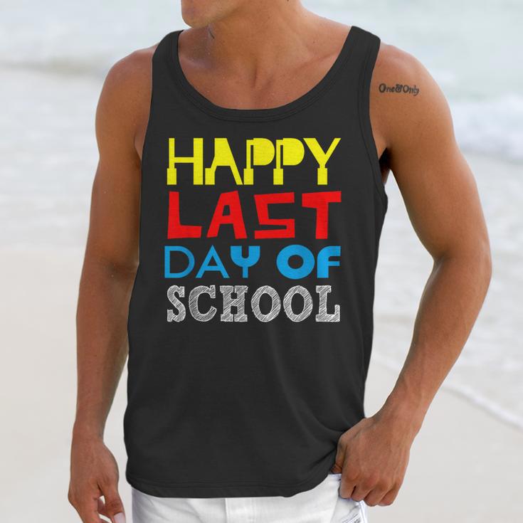 Happy Last Day Of School Graduation Teachers Student Unisex Tank Top