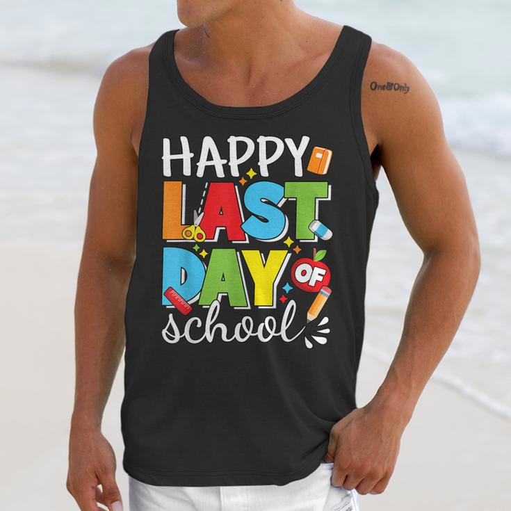 Happy Last Day Of School Teacher Student Graduation Unisex Tank Top