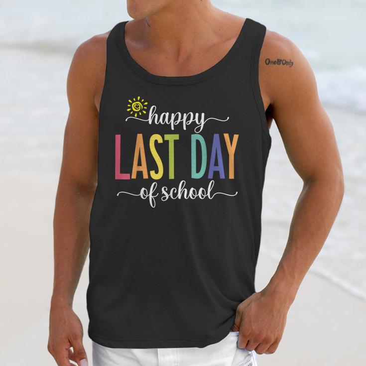 Happy Last Day Of School Women Teachers School Graduation Unisex Tank Top