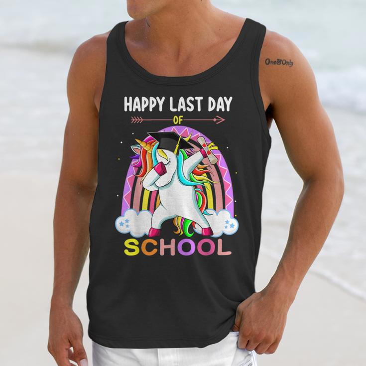 Happy Last Days Of School Graduation Class 2022 Unicorn Girl Unisex Tank Top
