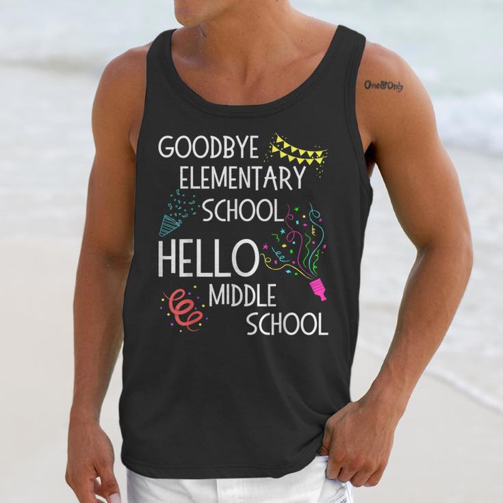 Hello Middle School Graduation Elementary School T-Shirt Unisex Tank Top