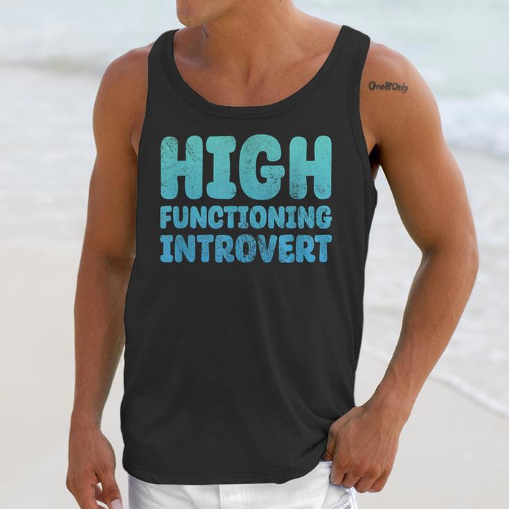 High Functioning Introvert Sarcasm Sarcastic Grunge Unisex Tank Top High Functioning Introvert Sarcasm Sarcastic Grunge Unisex Tank Top